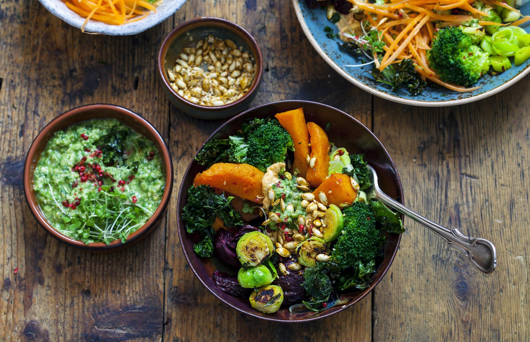 Pimp your veg #2: stir in pesto or harissa